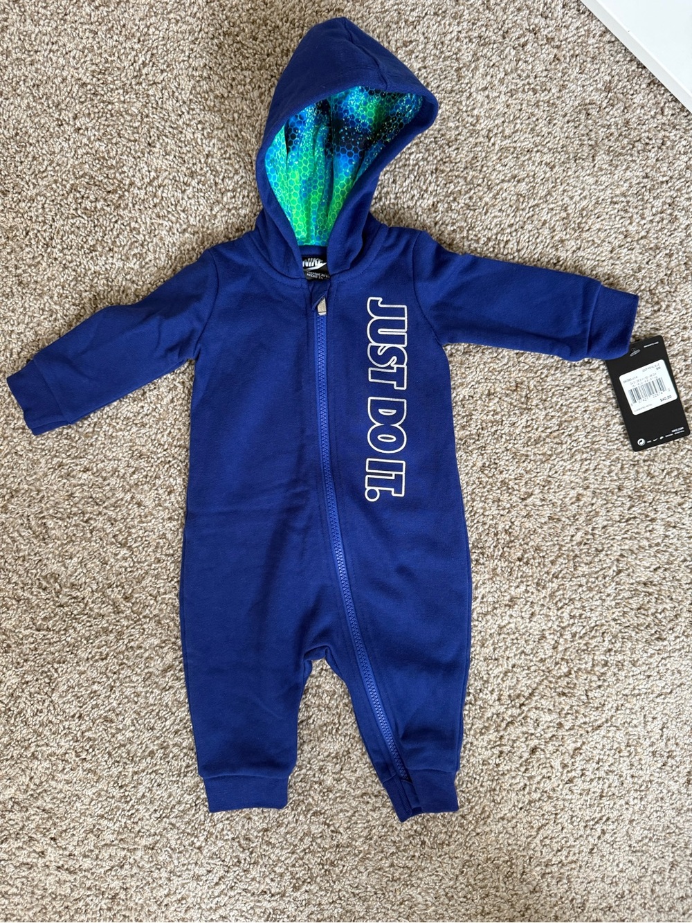 Nike Hooded Baby One-Piece